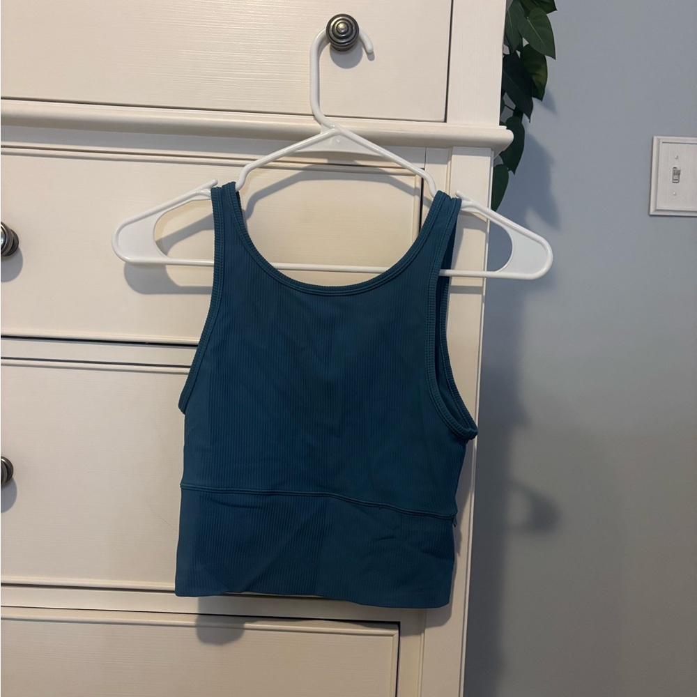 Lululemon Athletica reversible Blue Tank Top